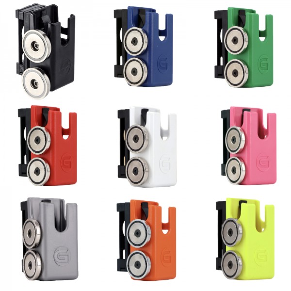 PORTACARGADOR COMBINADO IMANTADO MAG3D GHOST 360º VARIOS COLORES CON CLIP D