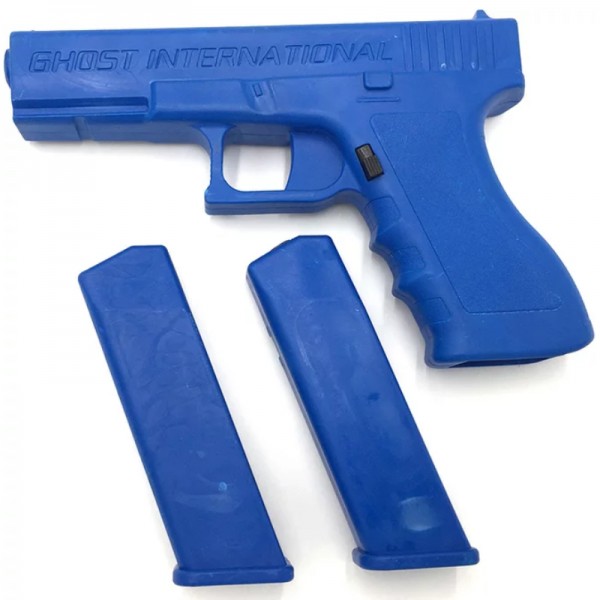 REPLICA PISTOLA PARA ENTRENAMIENTO GHOST GLOCK 17 CON CARGADOR LLENO Y VACIO